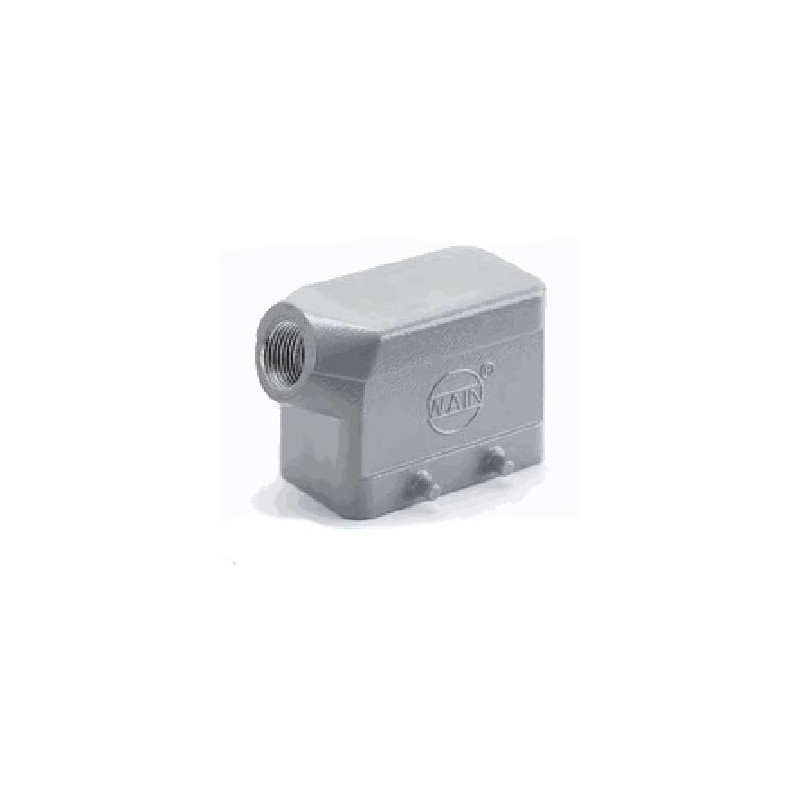 Capot 10B, Aluminium moulé sous pression, IP65, Sortie horizontale, M25
